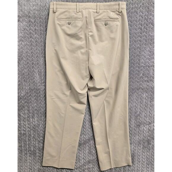 FootJoy FJ 5 Pocket Golf Pants Stretch Mens Size 34x32 Khaki Tan Performance - Picture 9 of 10